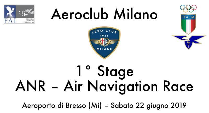 1° Stage Air Navigation Race