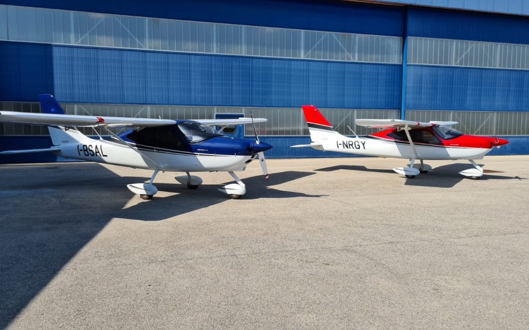 Arrivati a Bresso i due nuovi P2008 Tecnam